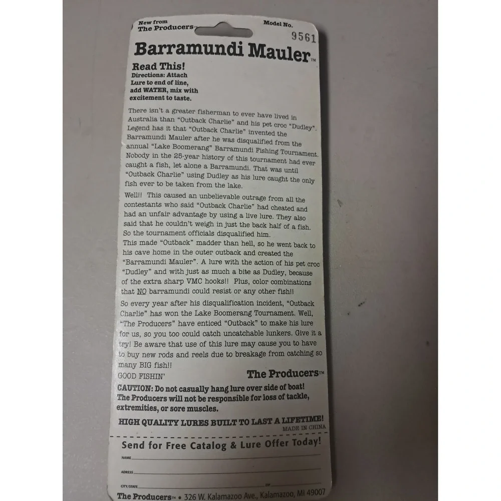 Vintage Barramundi Mauler 9561 5-1/2